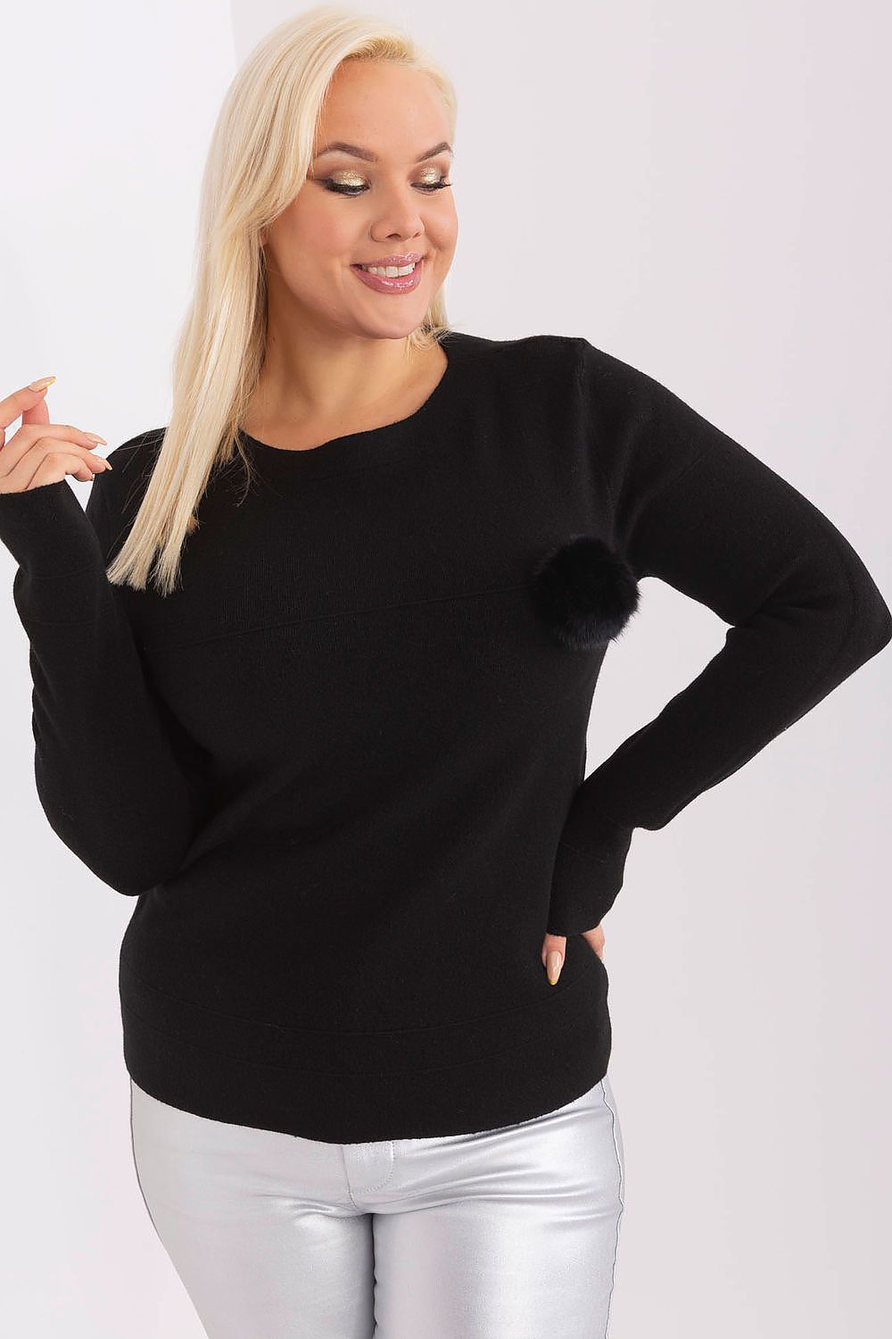  Chandail plus size model 190071 Factory Price 