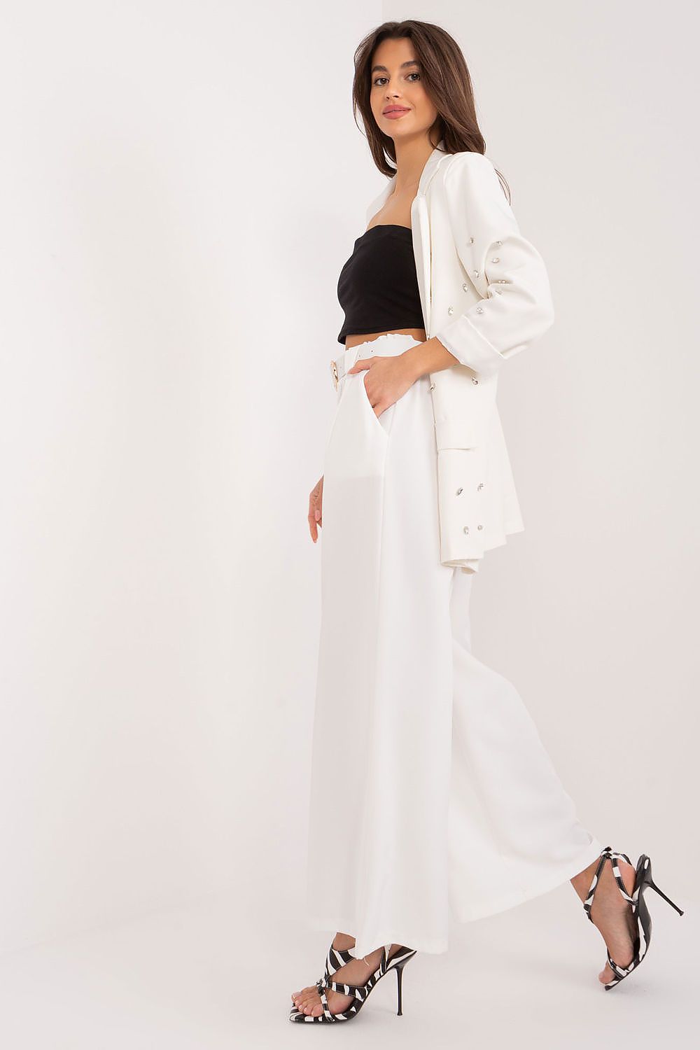  Pantalon femme model 195314 Italy Moda 