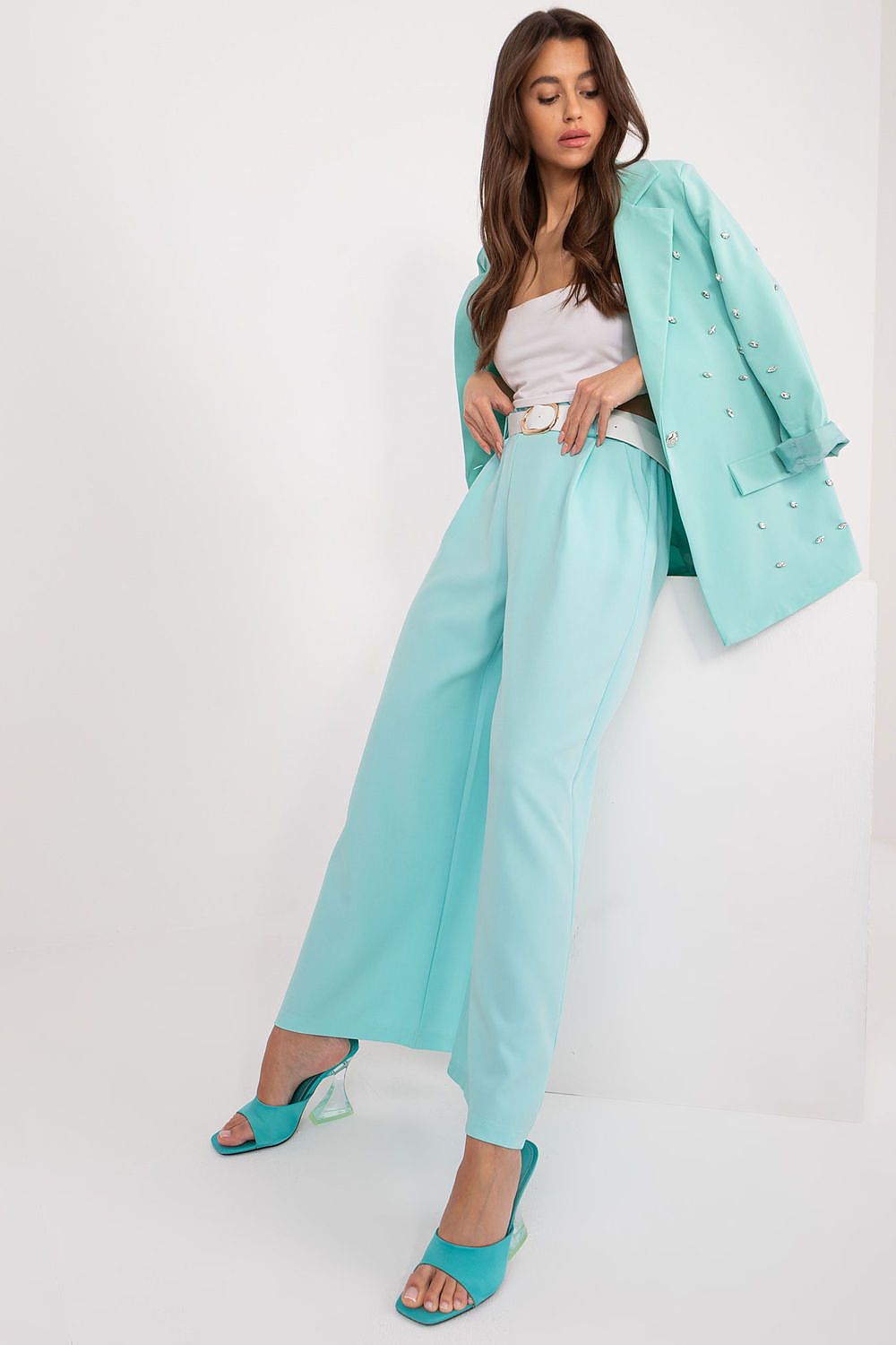  Pantalon femme model 195317 Italy Moda 