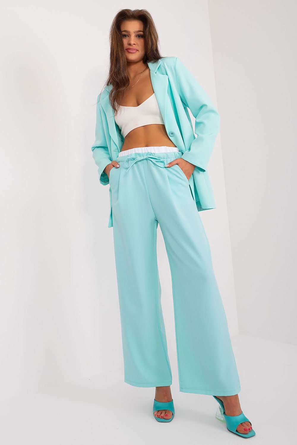  Pantalon femme model 196176 Italy Moda 