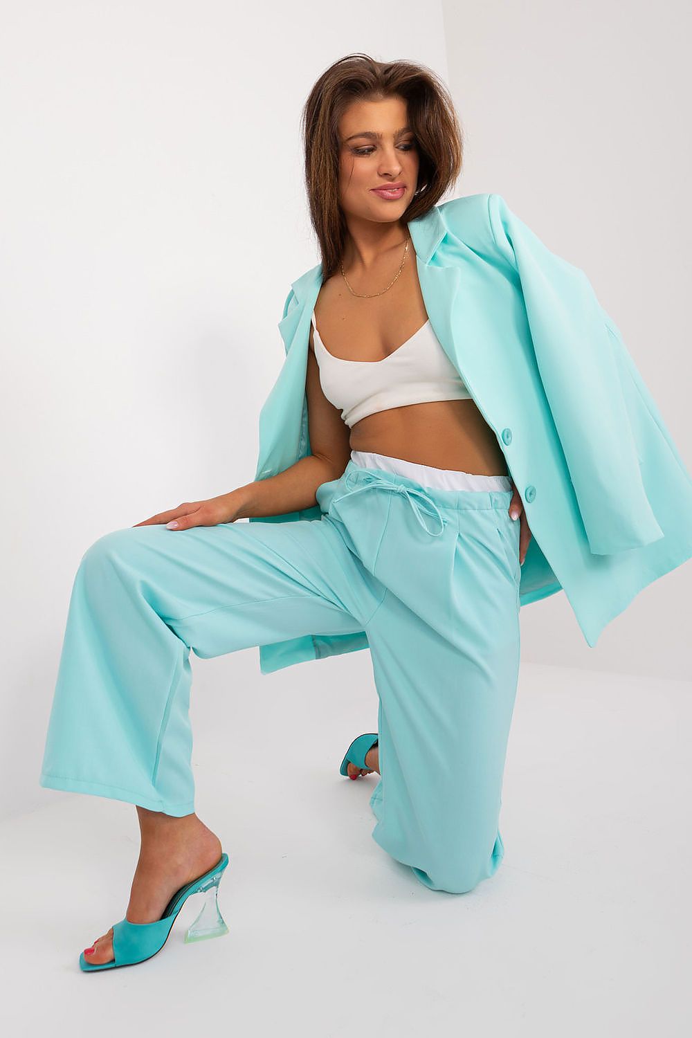  Pantalon femme model 196176 Italy Moda 