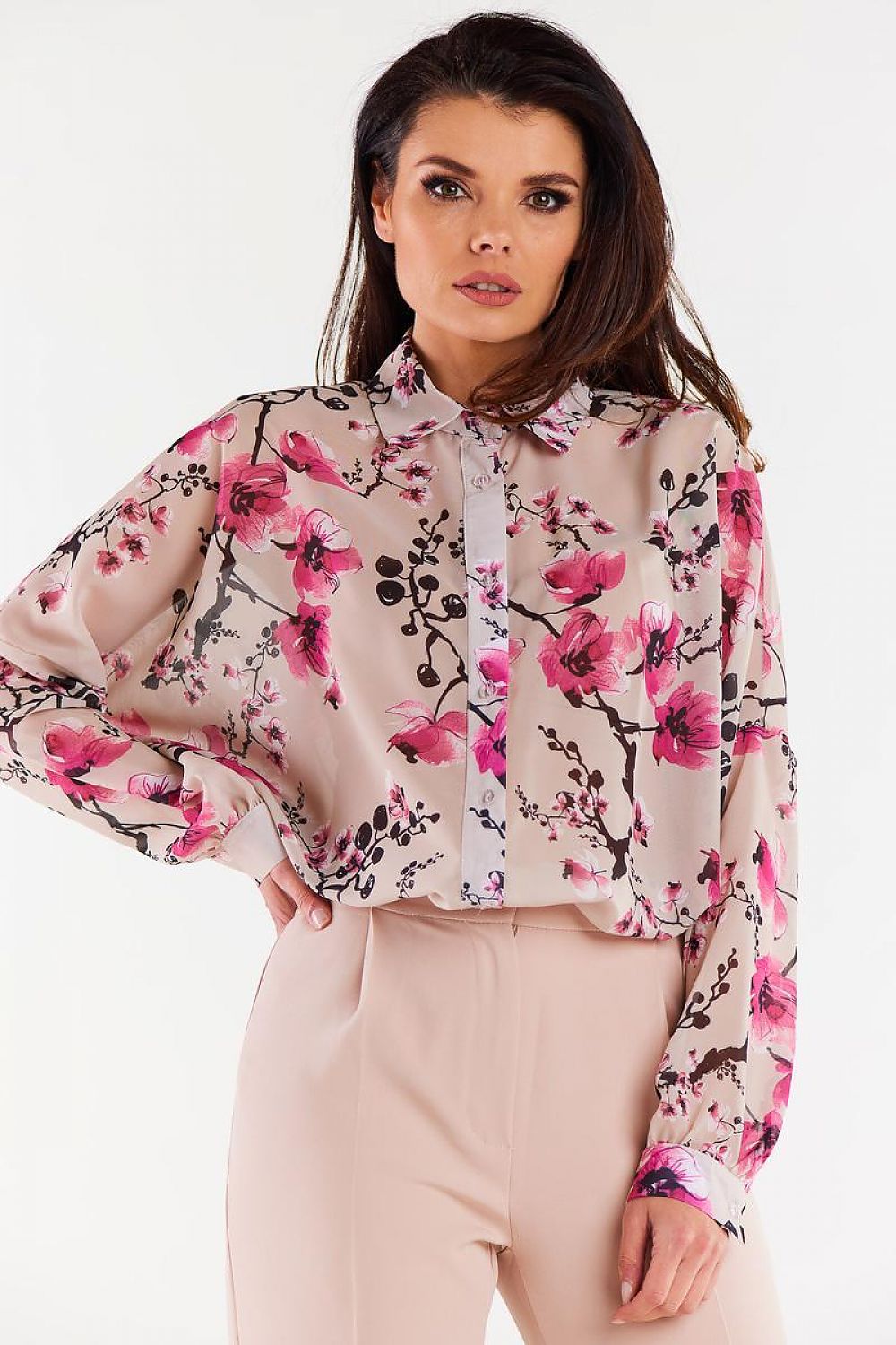  Chemise manche longue model 196619 awama 