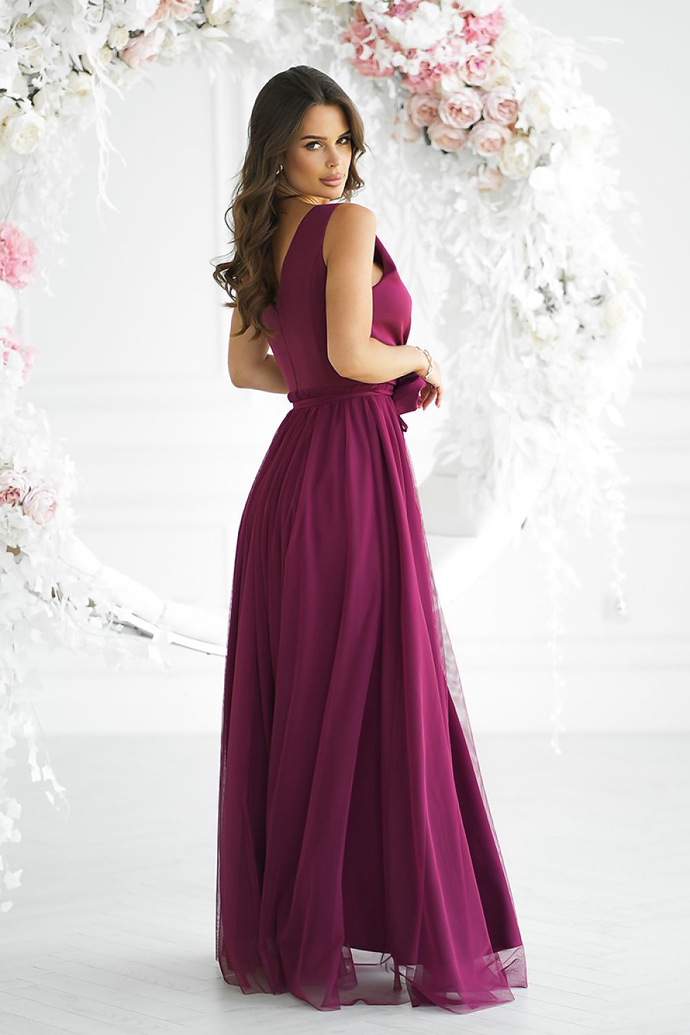  Robe longue model 199327 Bicotone 