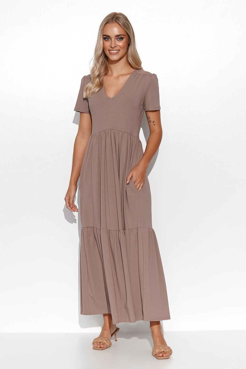  Robe de jour model 176208 Makadamia 