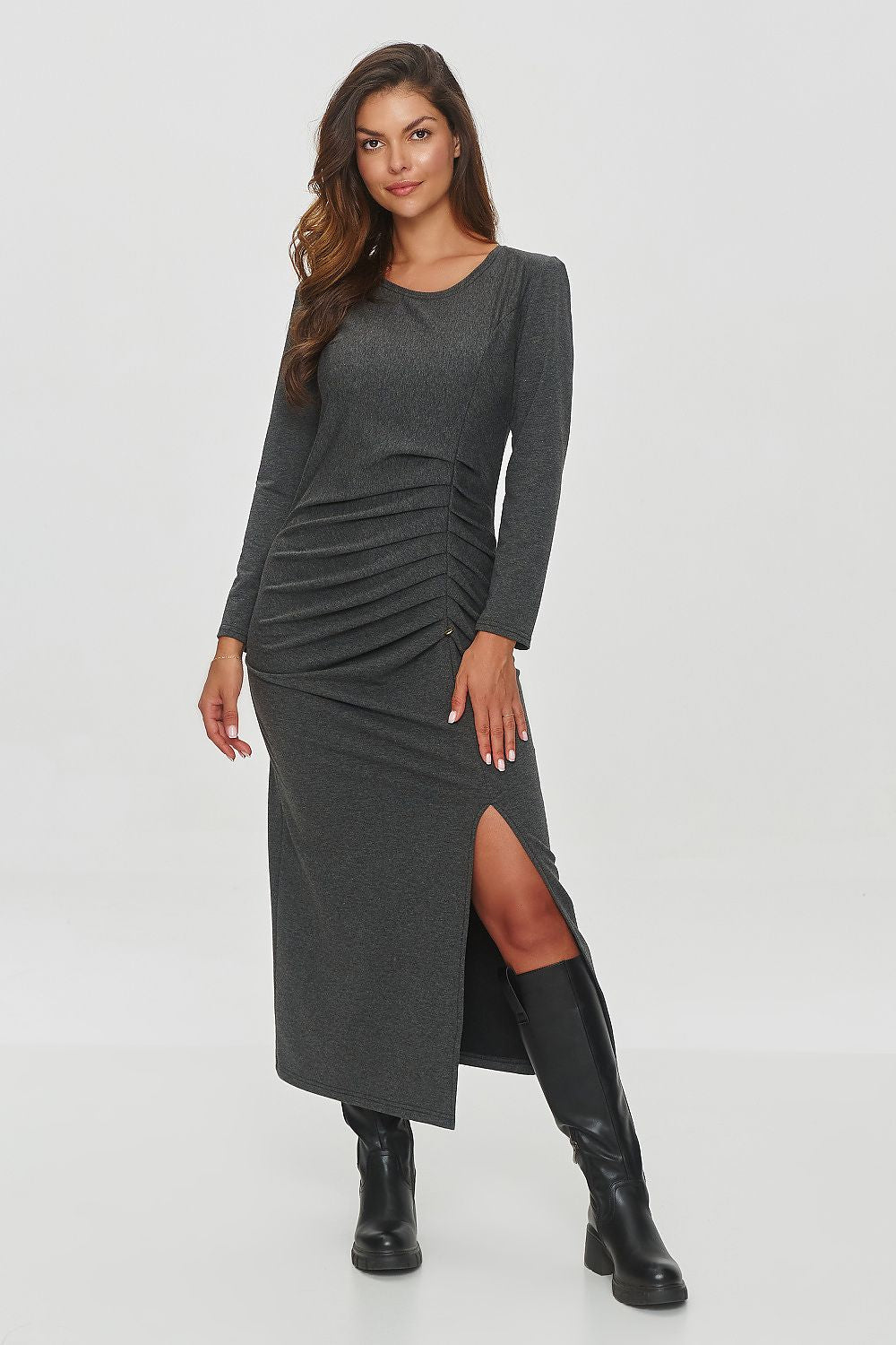  Robe de jour model 200033 Makadamia 