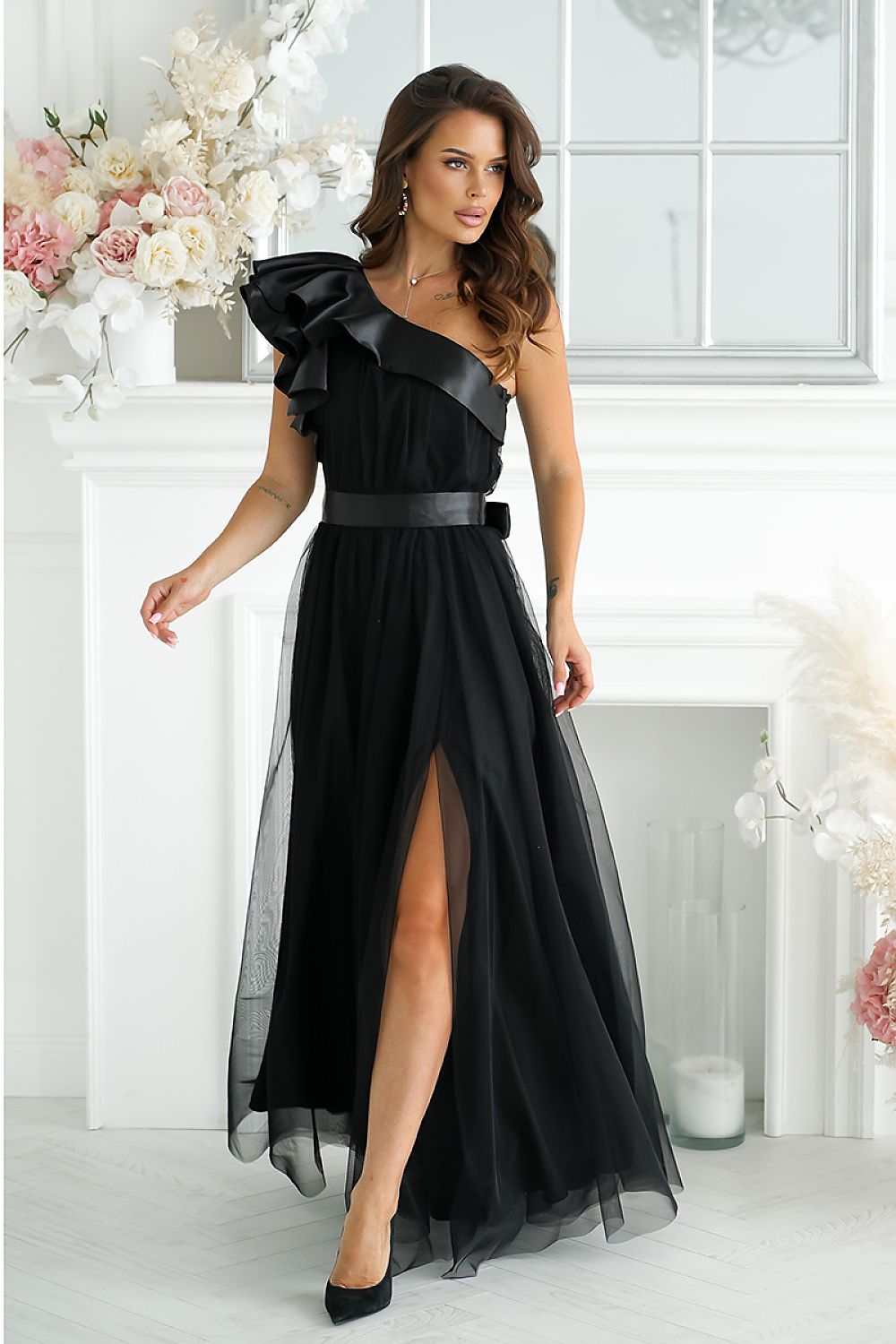  Robe longue model 200244 Bicotone 