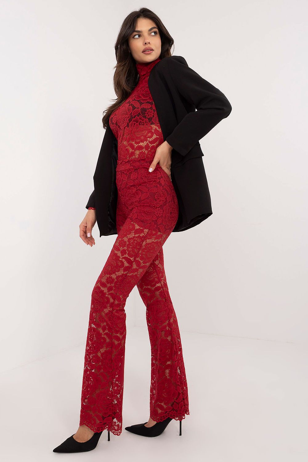  Pantalons en dentelle model 203158 Italy Moda 