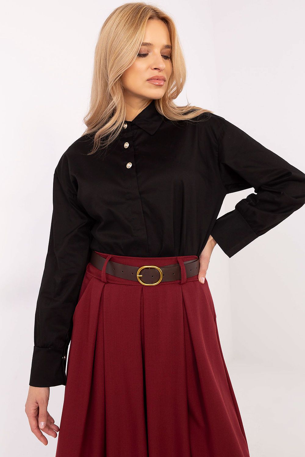  Chemise manche longue model 204367 Italy Moda 