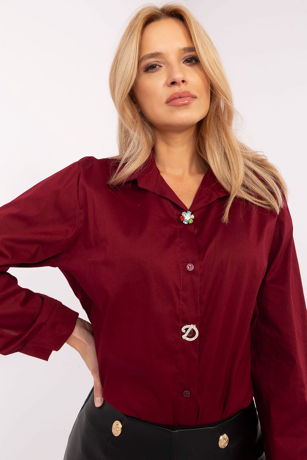  Chemise manche longue model 204380 Italy Moda 