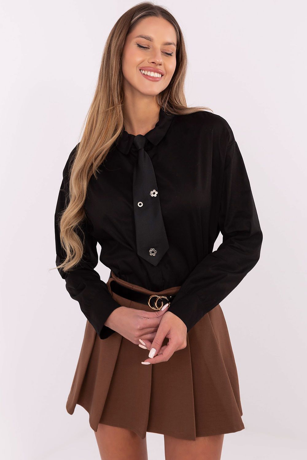  Chemise manche longue model 204397 Italy Moda 