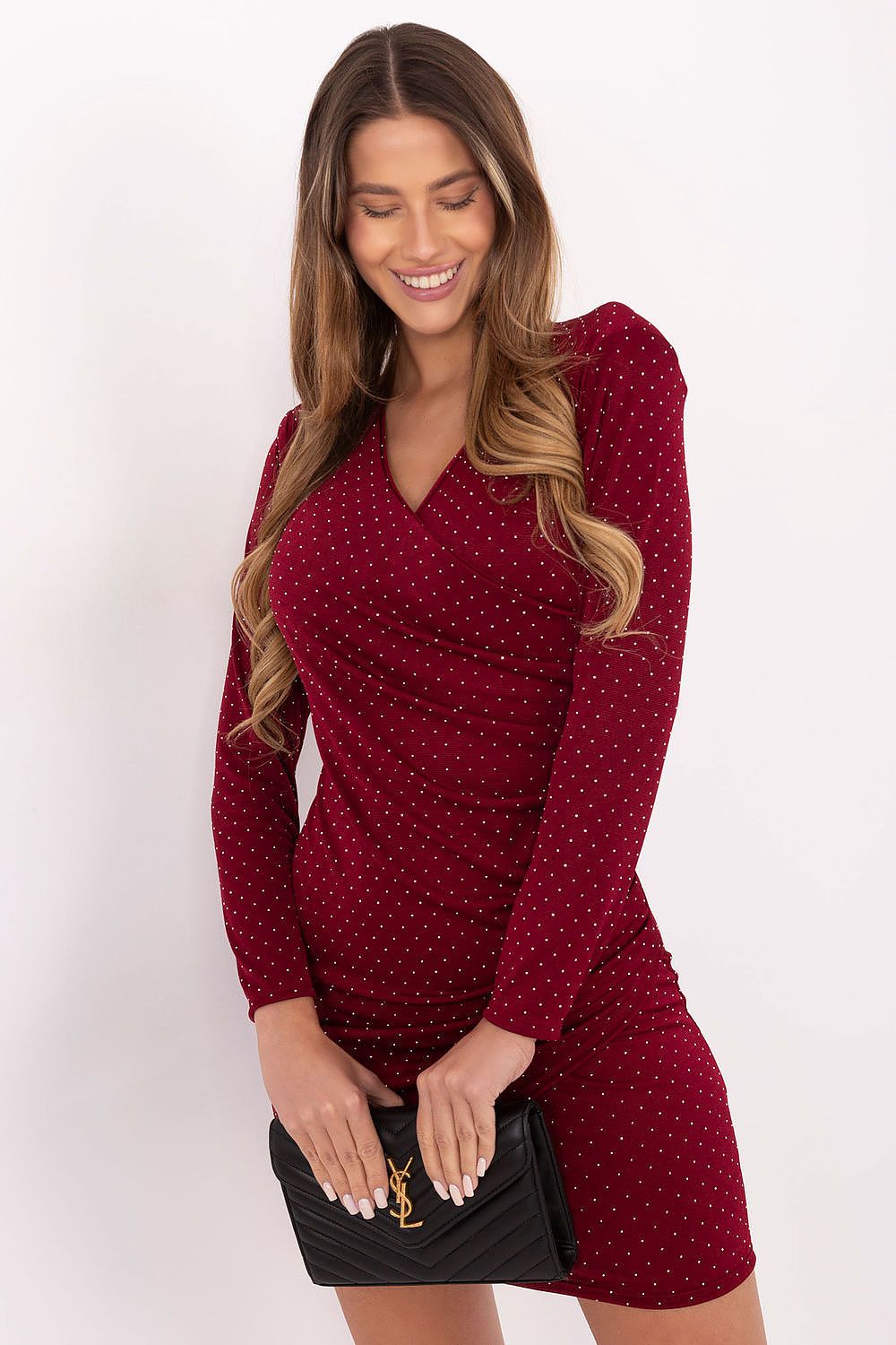  Robe courte model 220019 Italy Moda 