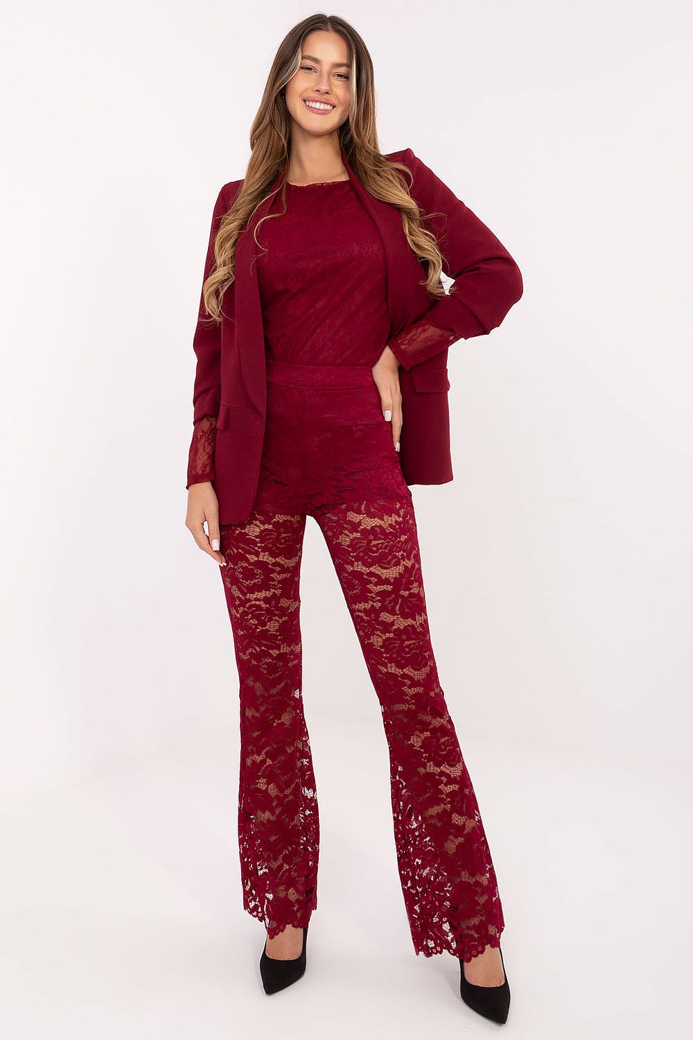  Pantalons en dentelle model 220327 Italy Moda 