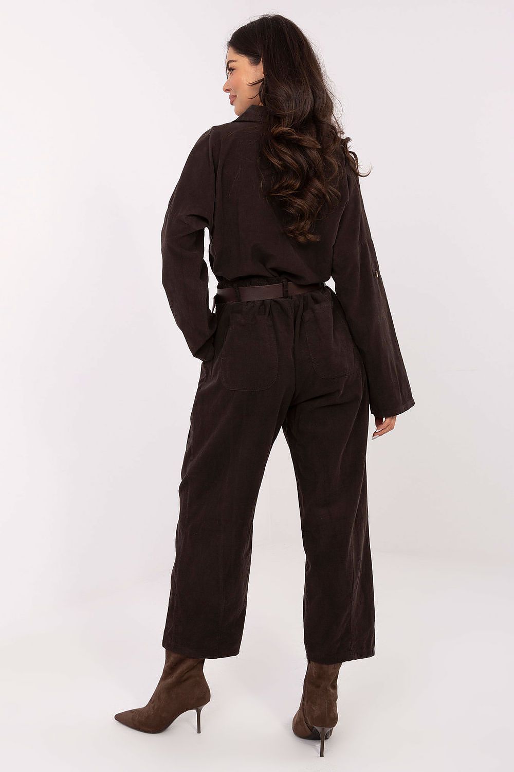  Pantalon en velours côtelé model 220816 Italy Moda 
