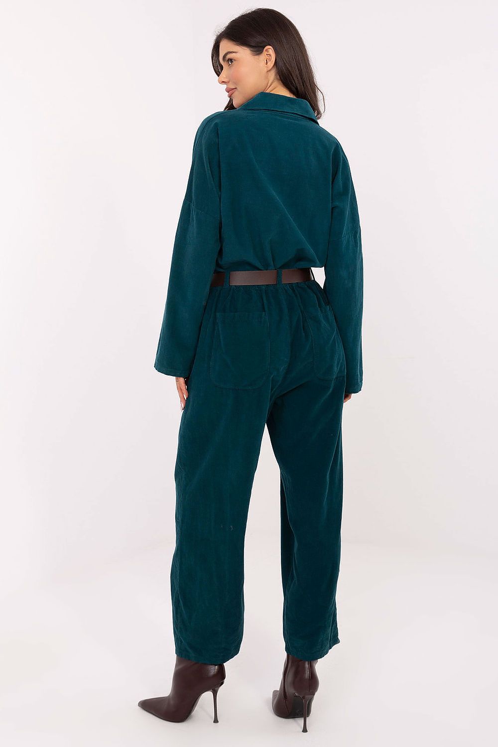  Pantalon en velours côtelé model 220819 Italy Moda 