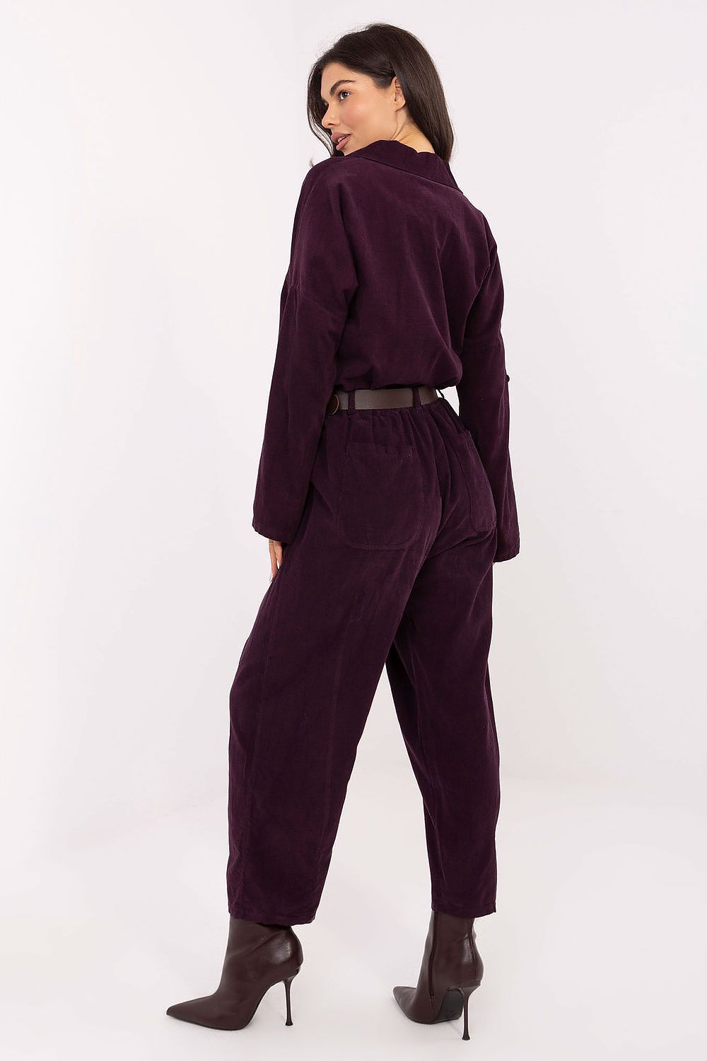  Pantalon en velours côtelé model 220820 Italy Moda 