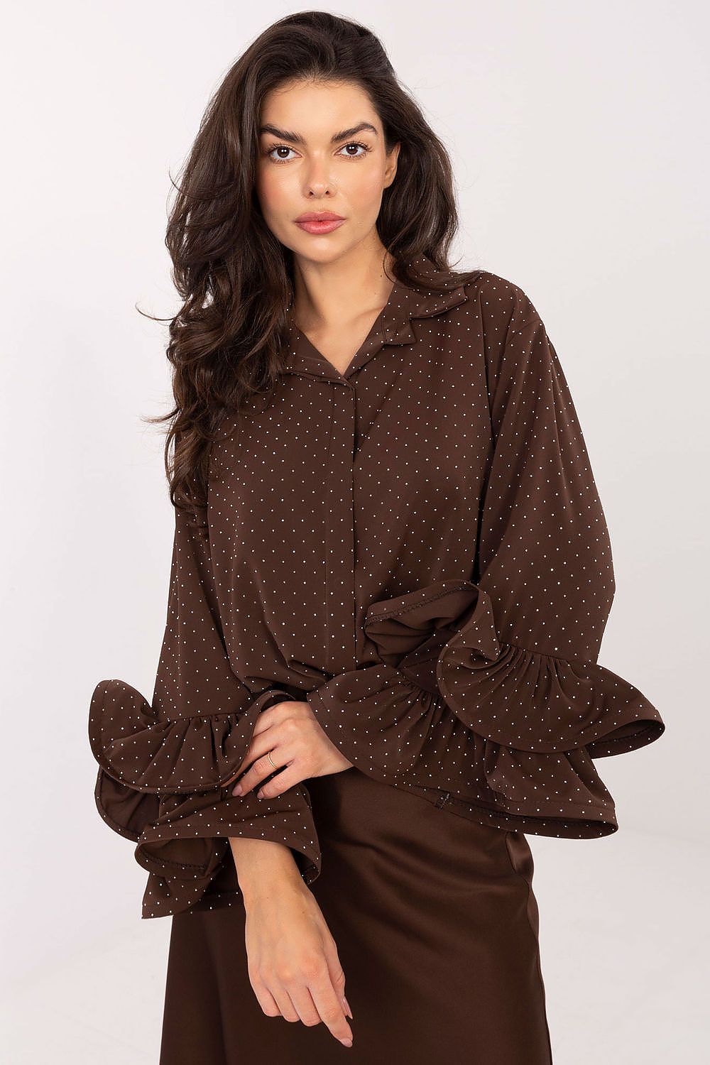  Chemise manche longue model 222149 Italy Moda 