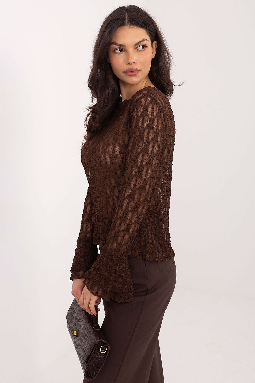  Blouse en dentelle model 222447 Italy Moda 