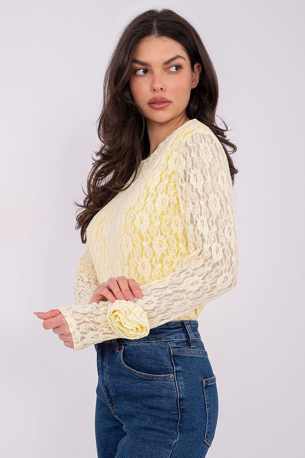  Blouse en dentelle model 222453 Italy Moda 