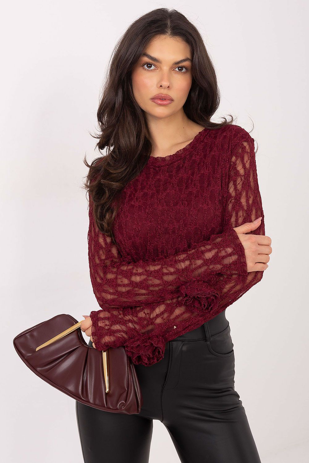  Blouse en dentelle model 222455 Italy Moda 