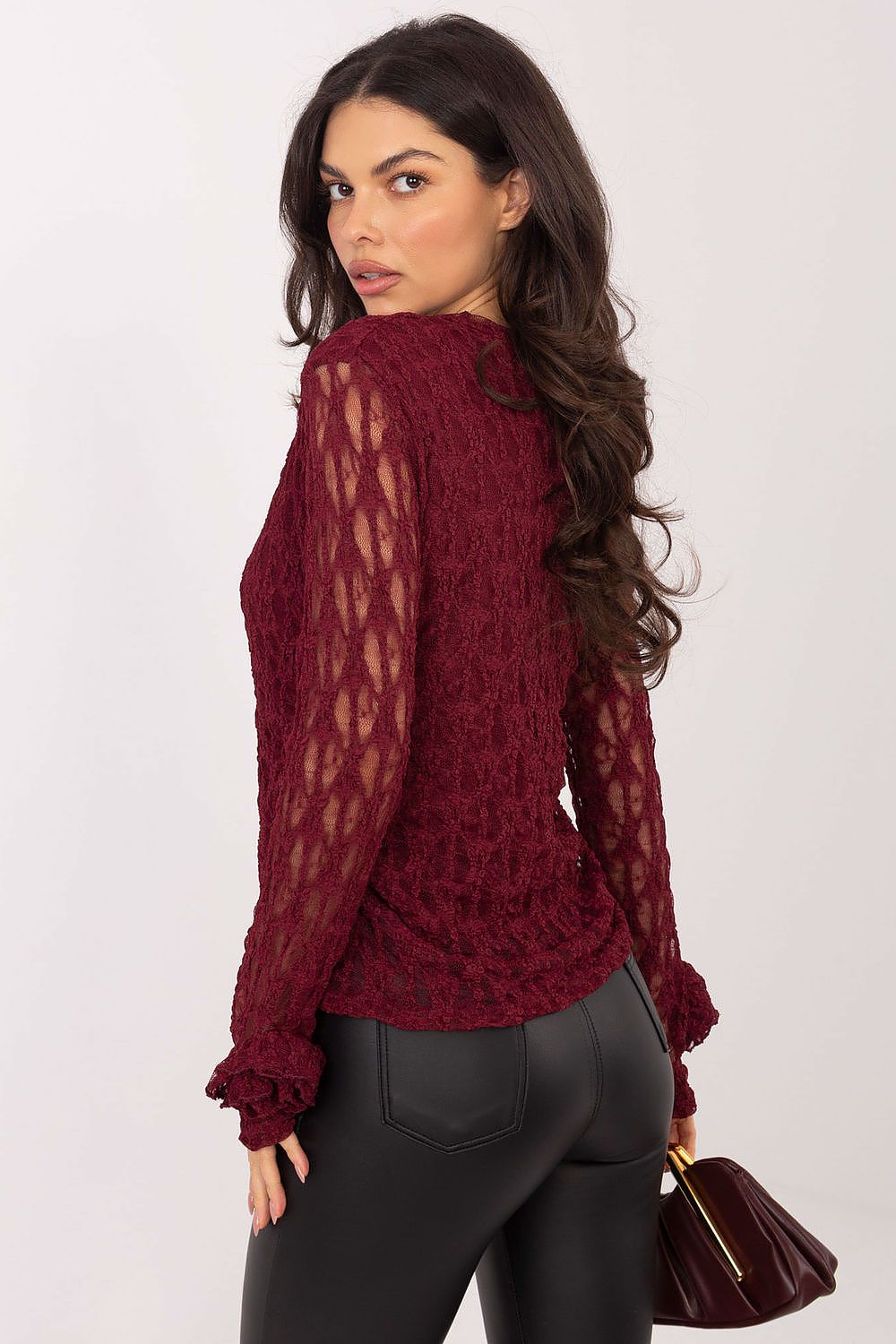  Blouse en dentelle model 222455 Italy Moda 