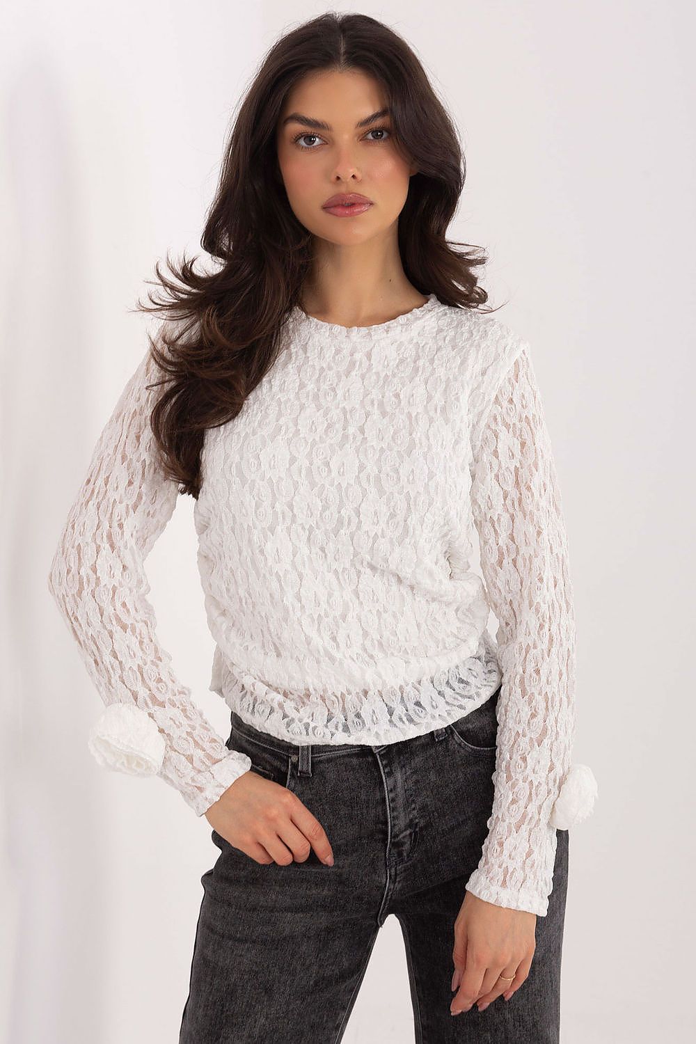  Blouse en dentelle model 222456 Italy Moda 