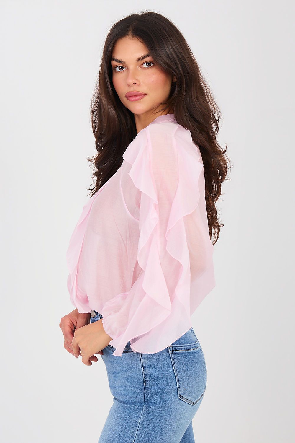  Chemise manche longue model 224145 Factory Price 