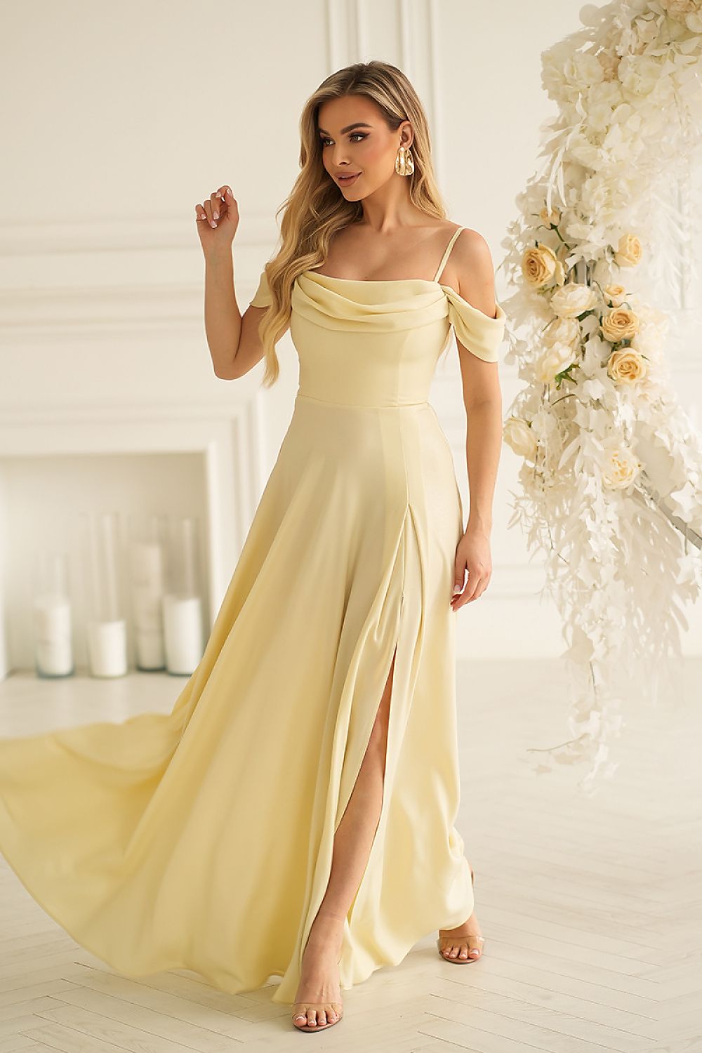  Robe longue model 227141 Bicotone 