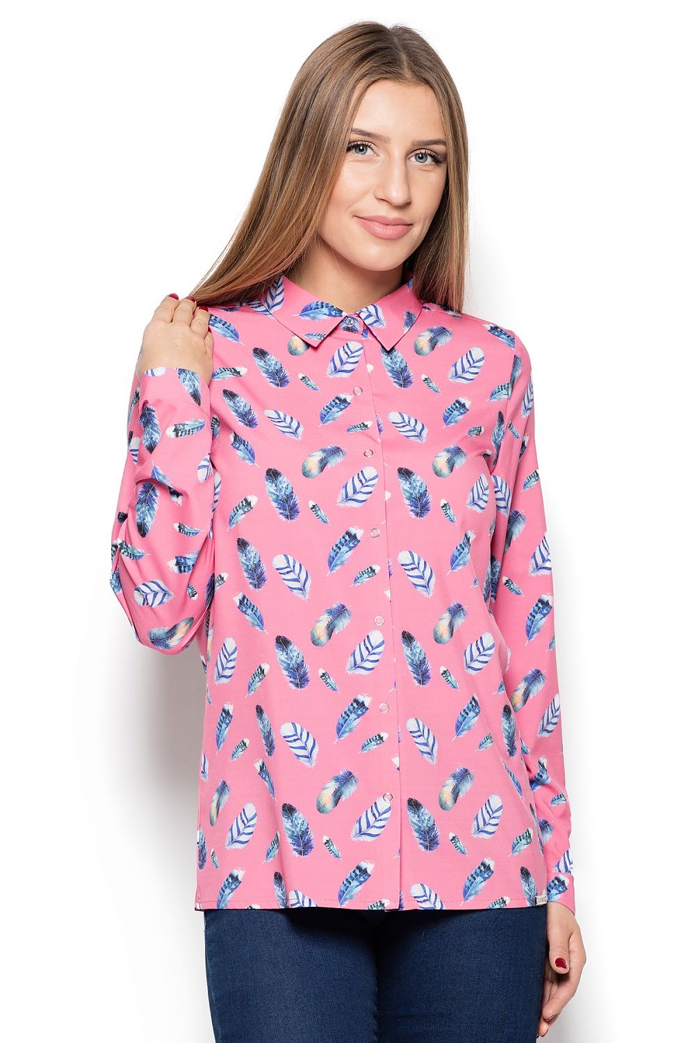  Chemise manche longue model 76987 Katrus 