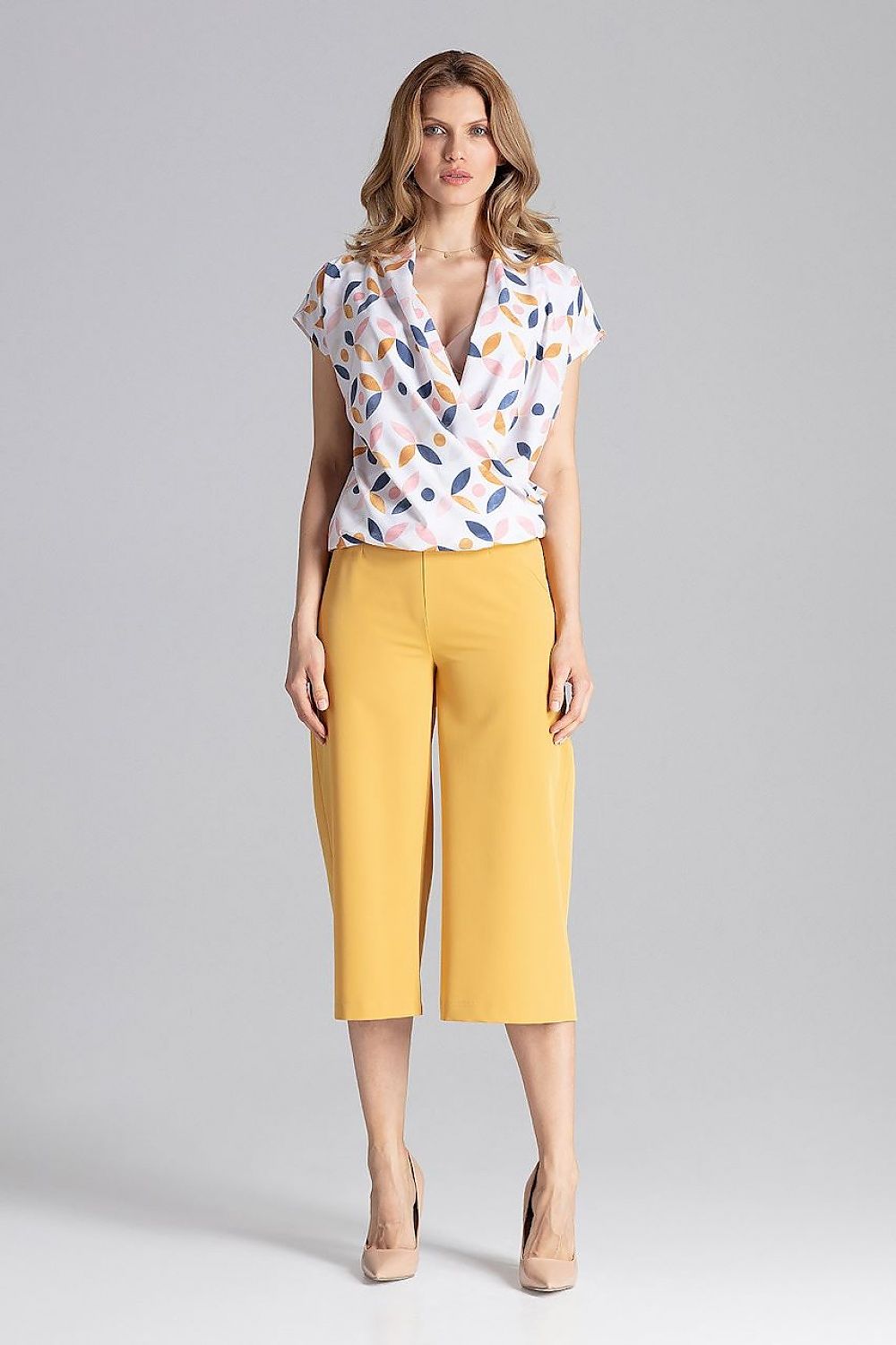  Pantalon femme model 129786 Figl 