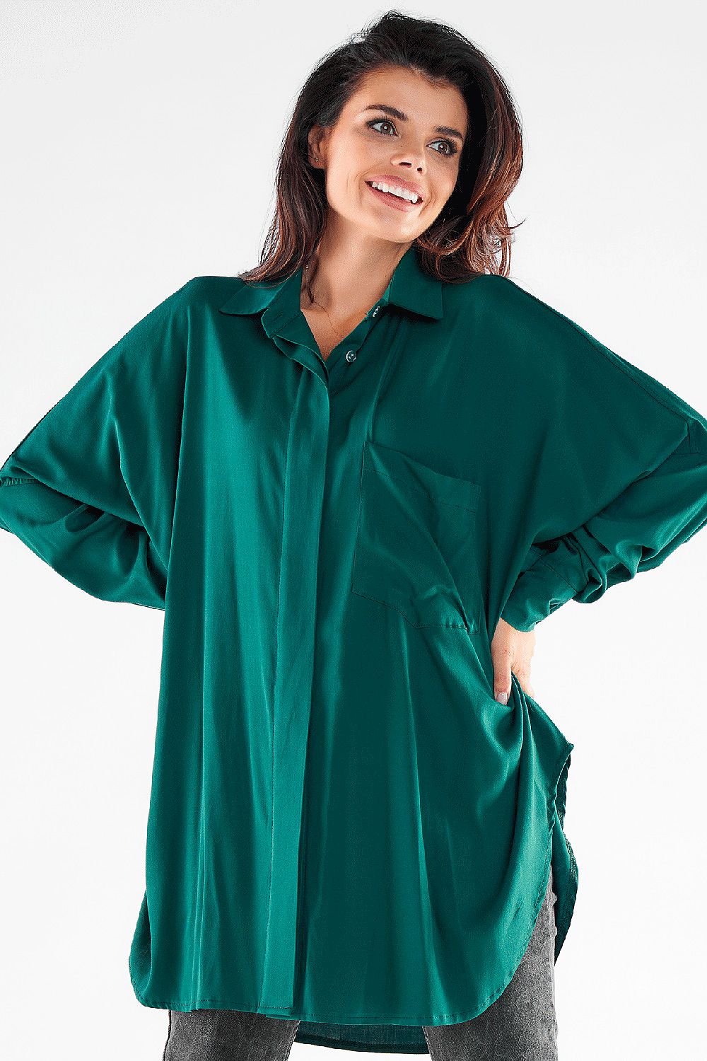  Chemise manche longue model 173910 awama 
