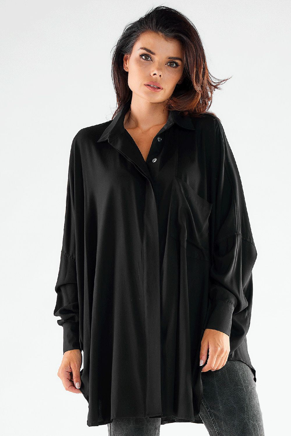  Chemise manche longue model 173911 awama 