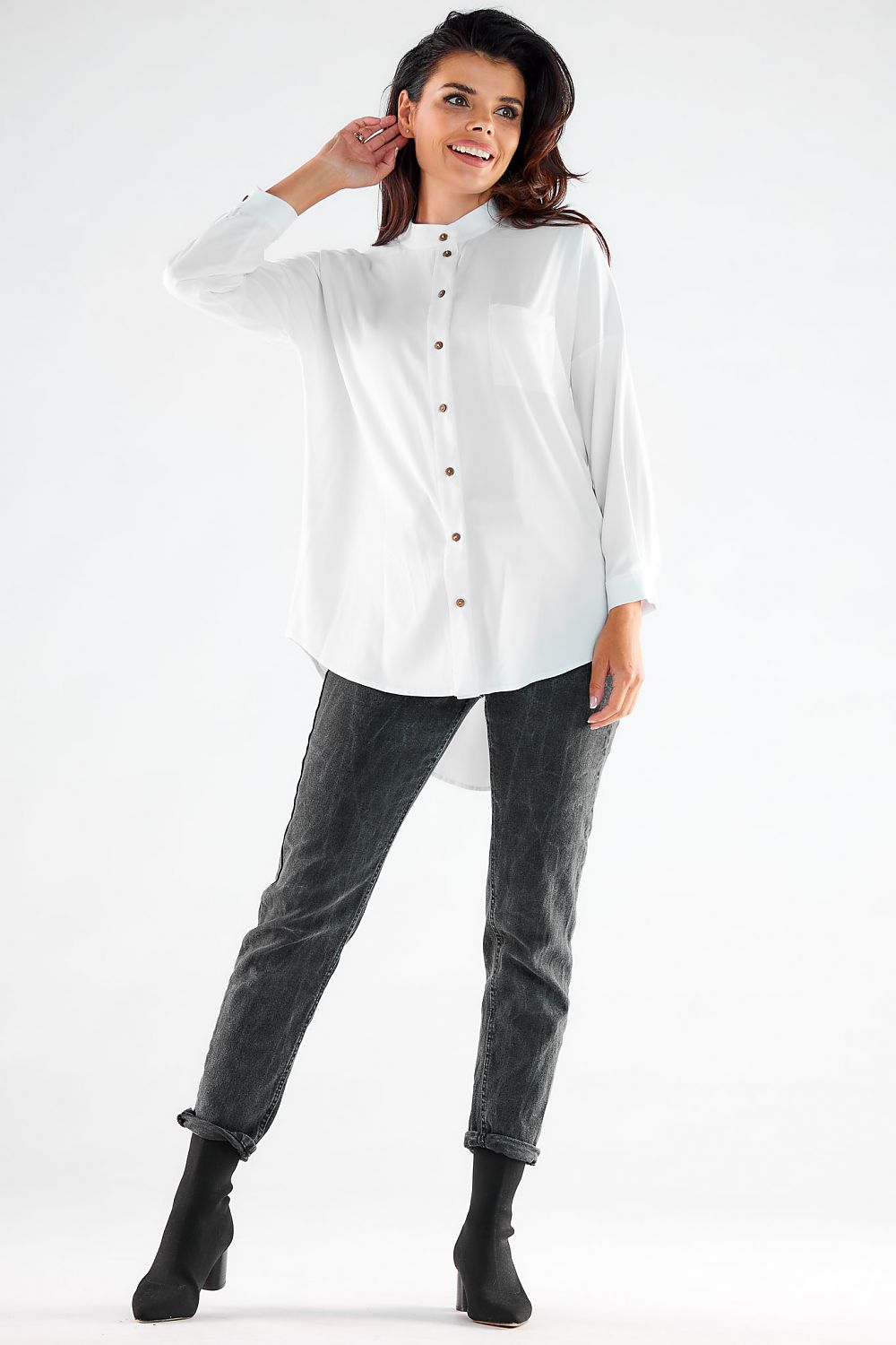  Chemise manche longue model 173921 awama 