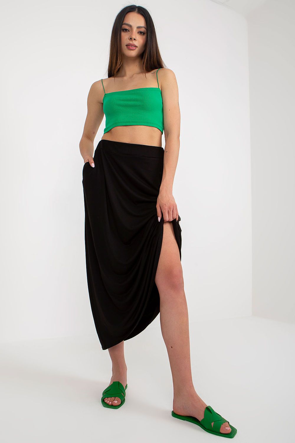  Jupe longue model 180212 Rue Paris 